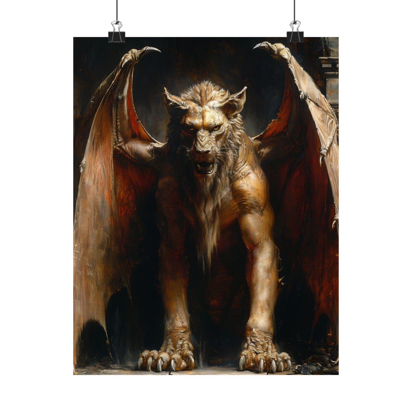 Manticore Art Print