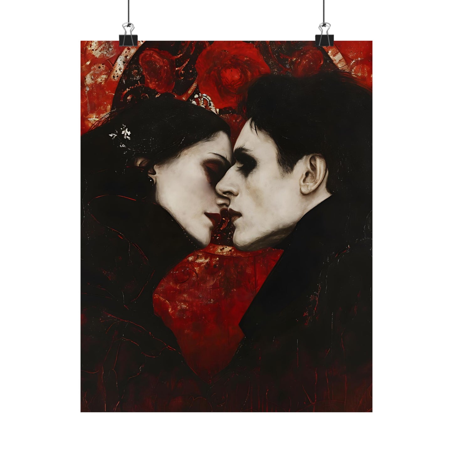 Vampire's Kiss Art Print