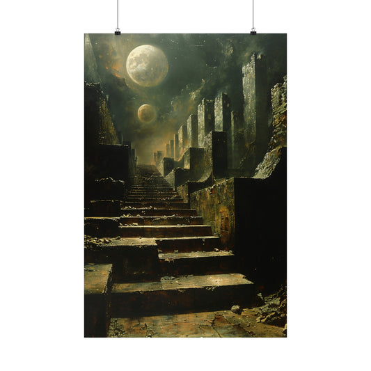 Alien Necropolis Art Print