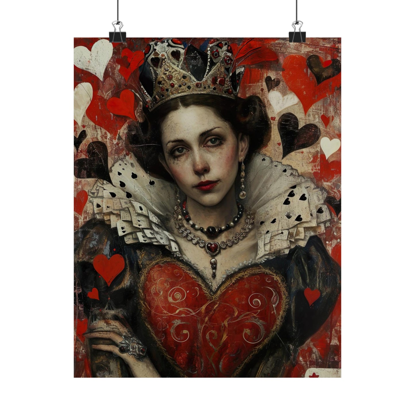 Queen of Hearts Art Print