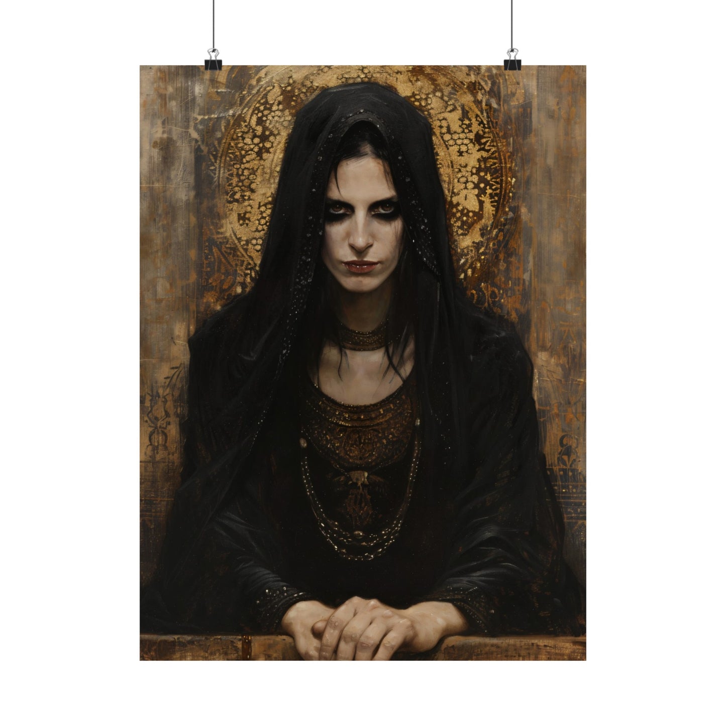 Shadow Priestess Art Print