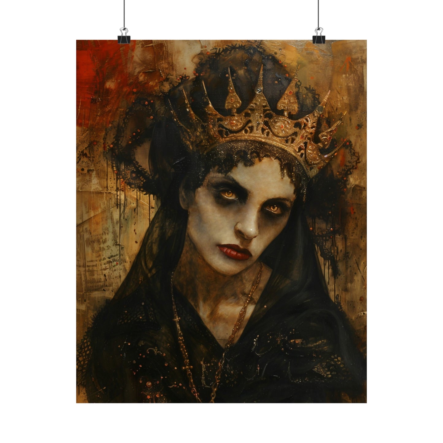 Queen of the Undead Art Print