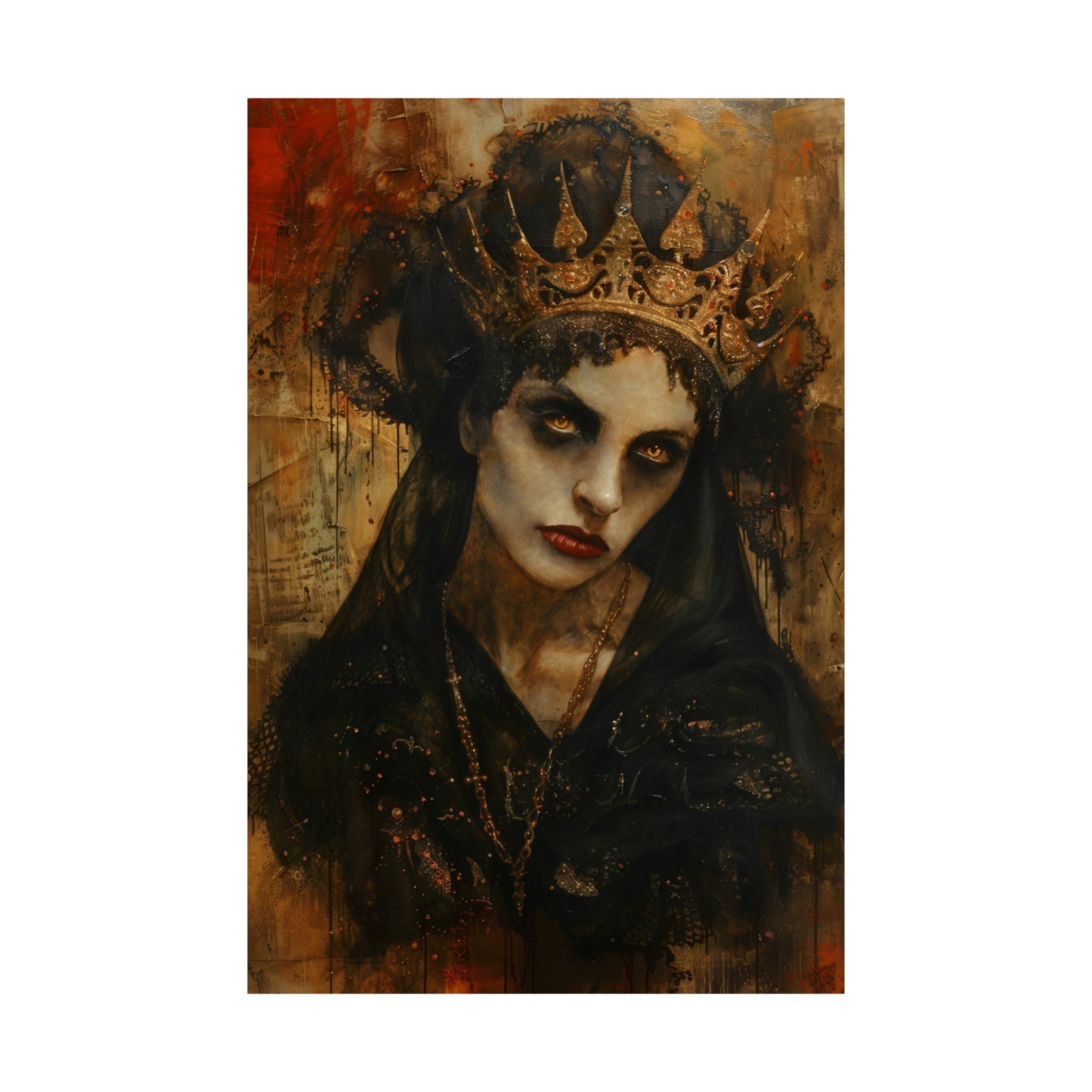 Queen of the Undead Art Print