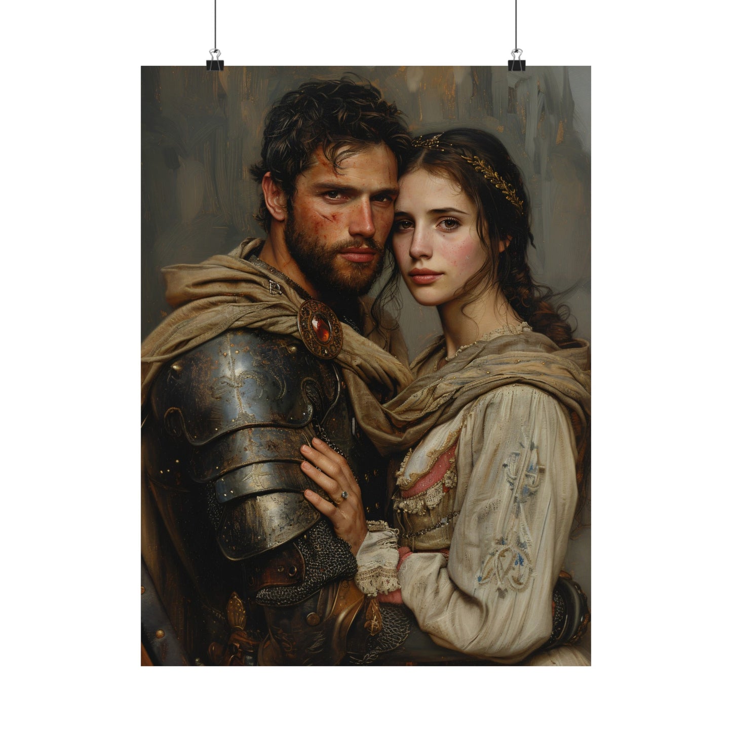 King Arthur & Maid Marian Art Print