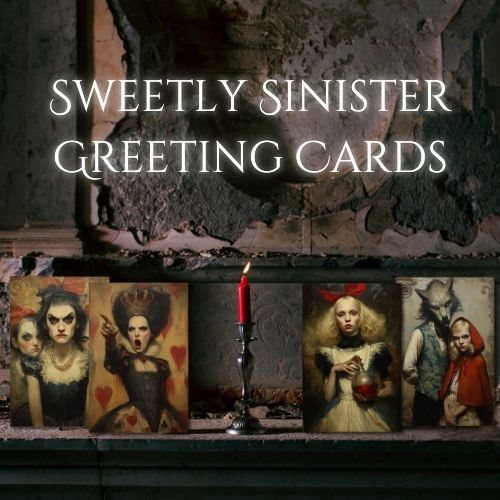 Sweetly Sinister Greeting Cards