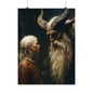 Krampus and the Fearless Child Art Print