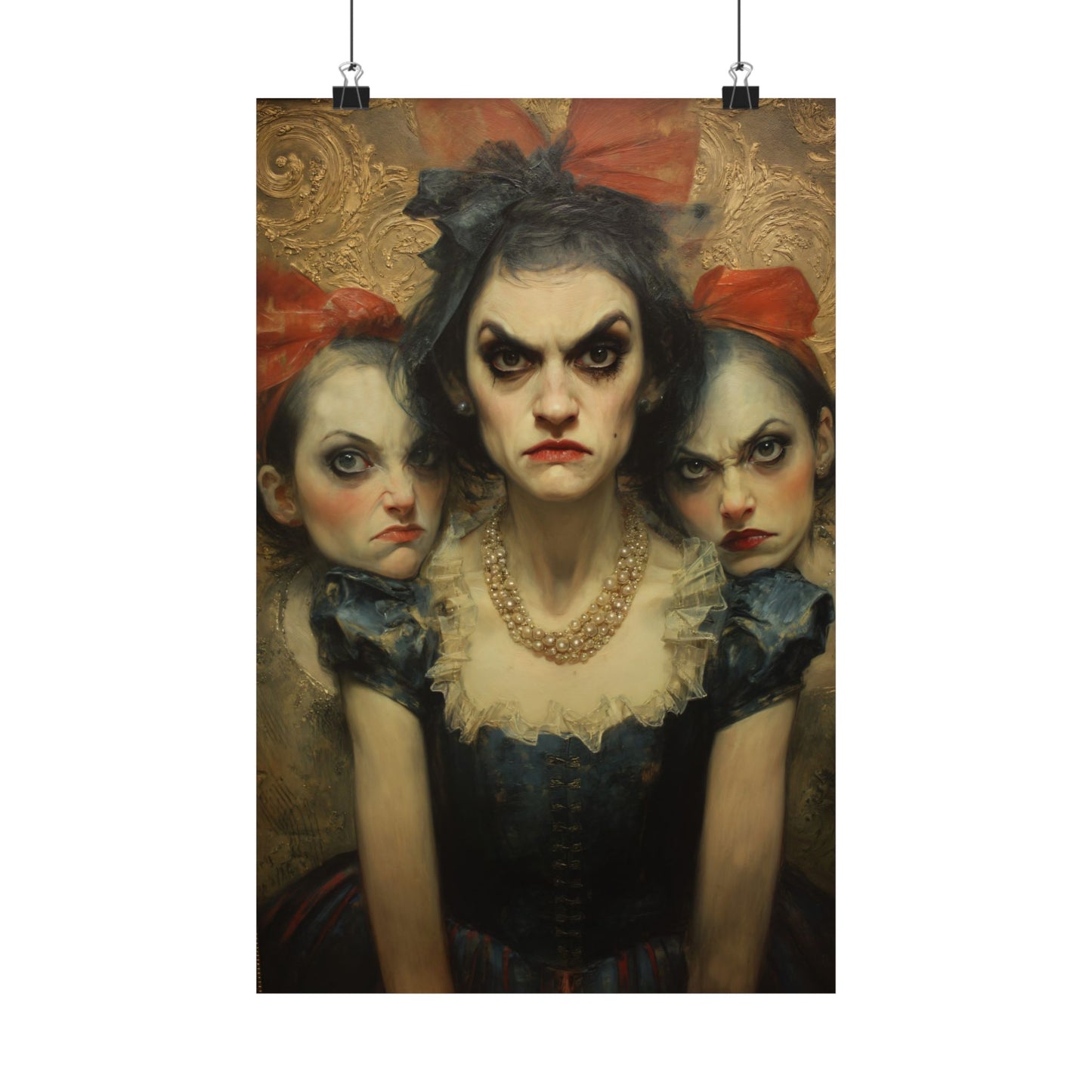 Wicked Family Cinderella Art Print, Sweetly Sinister Series