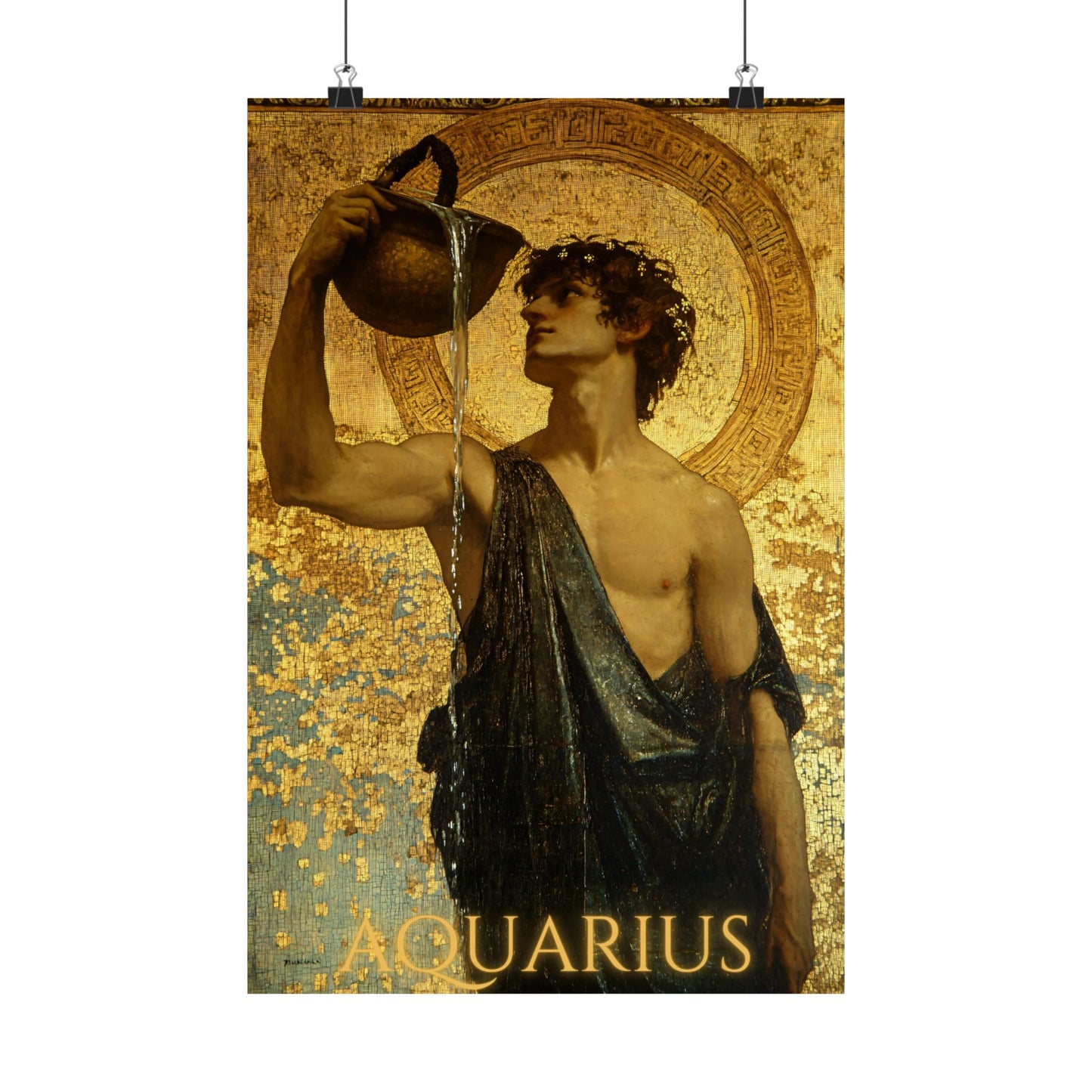 Aquarius Zodiac Art Print