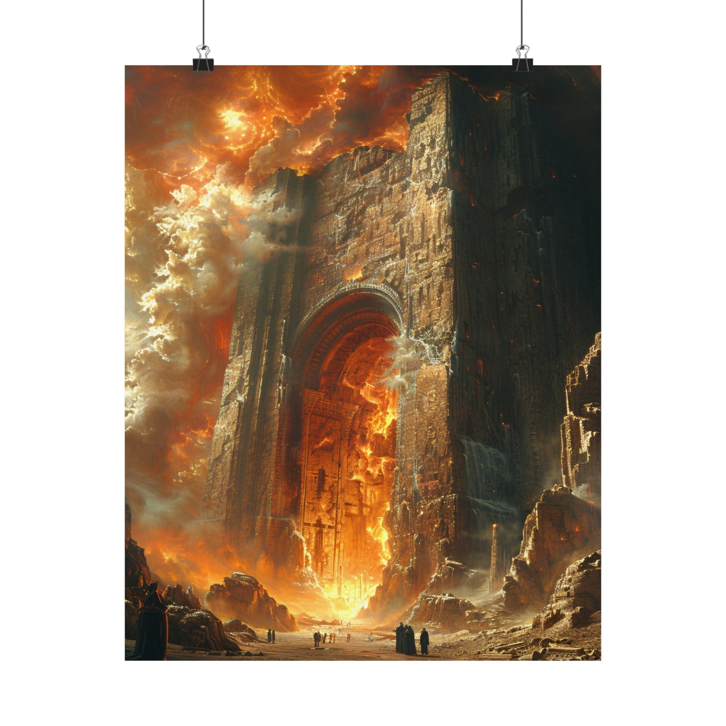 Gates of Hell Art Print