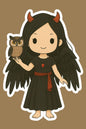 Dark Goddess Chibi Stickers