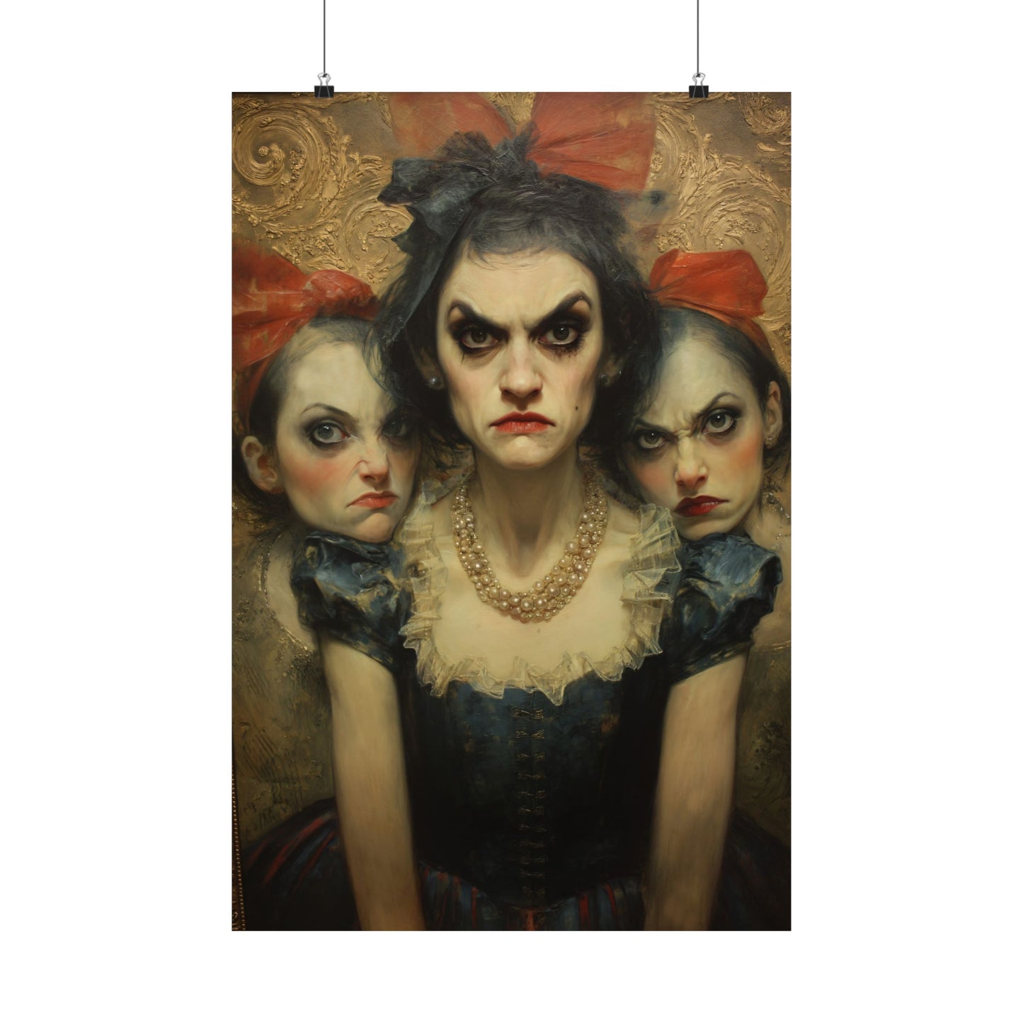 Wicked Family Cinderella Art Print, Sweetly Sinister Series