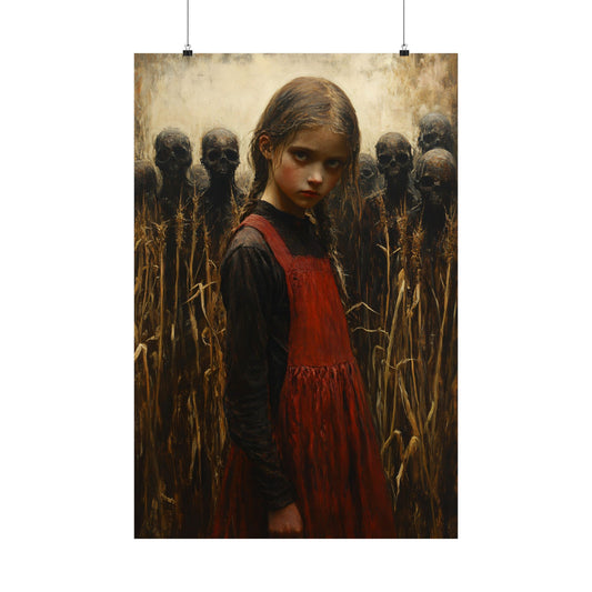 Harvest Child Halloween Art Print