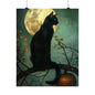 Halloween Cat Art Print