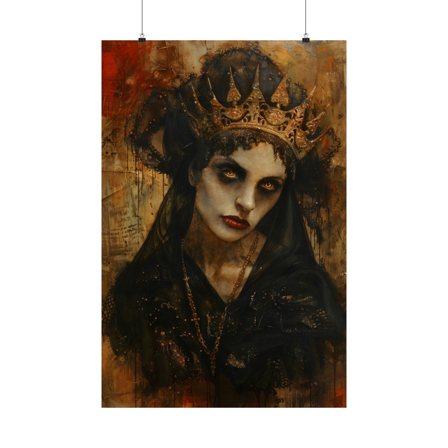 Queen of the Undead Art Print