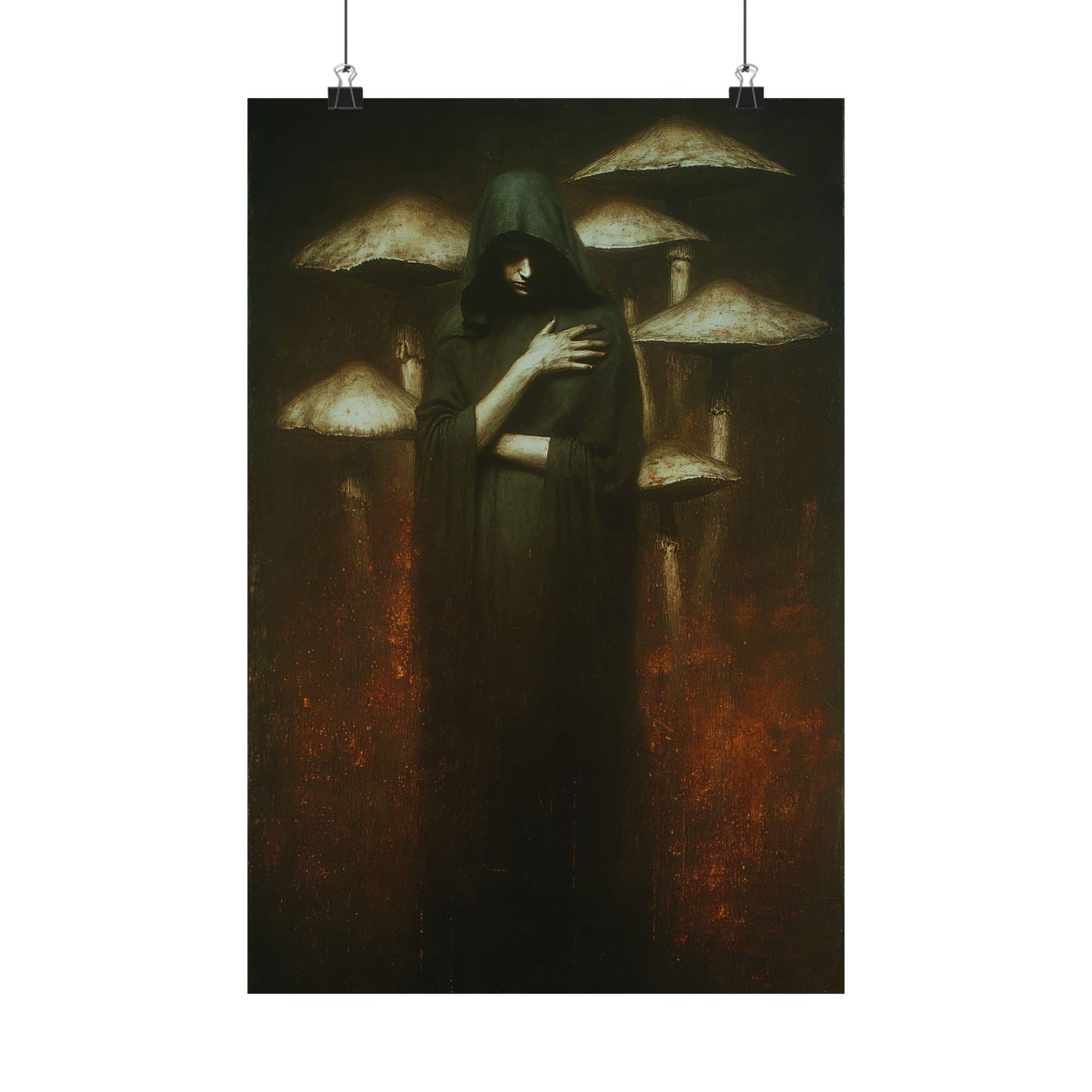 Mushroom Priestess Art Print