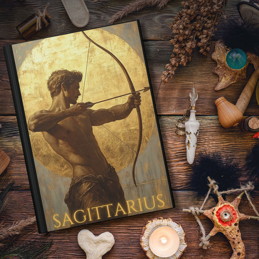 Sagittarius Zodiac Hardcover Journal