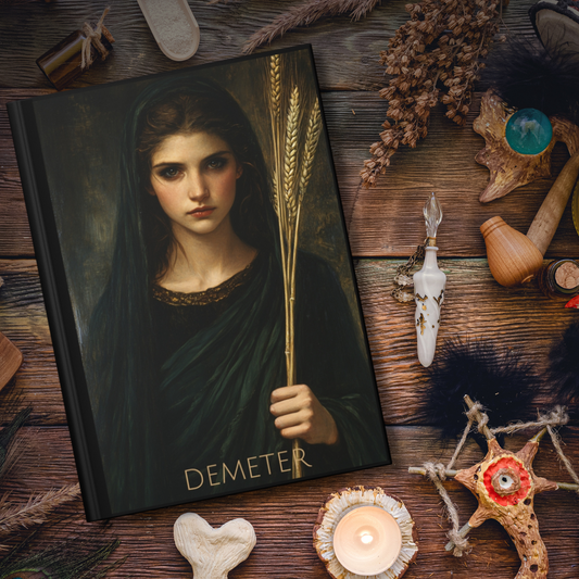 Demeter Goddess Hardcover Journal