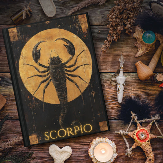 Scorpio Zodiac Hardcover Journal
