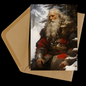 Santa Icons Greeting Cards