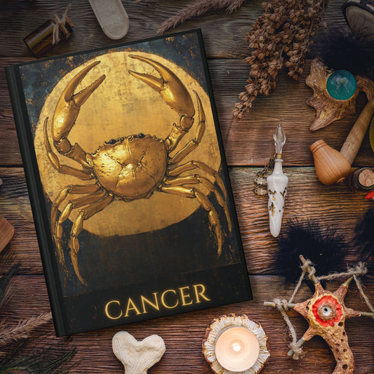 Cancer Zodiac Hardcover Journal