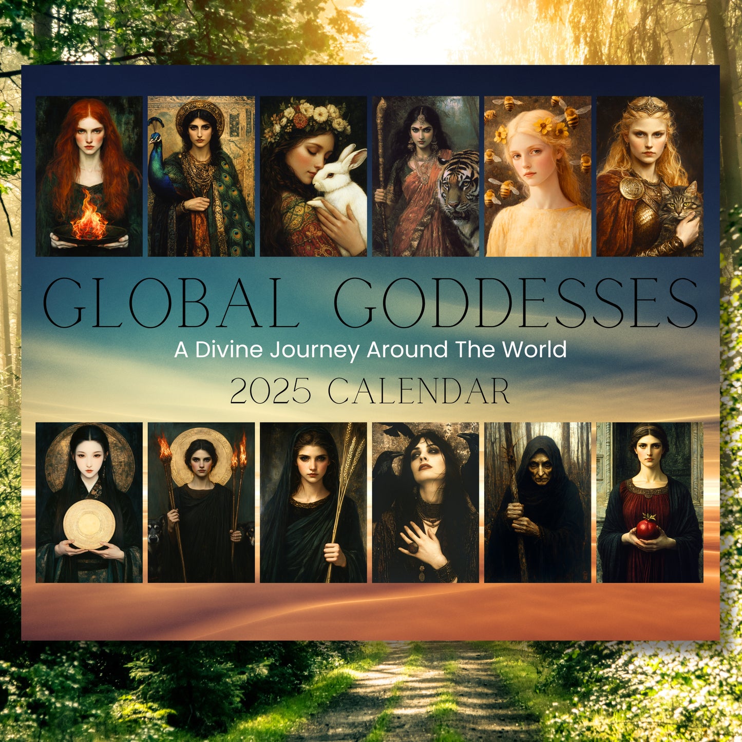 Global Goddess 2025 Wall Calendar