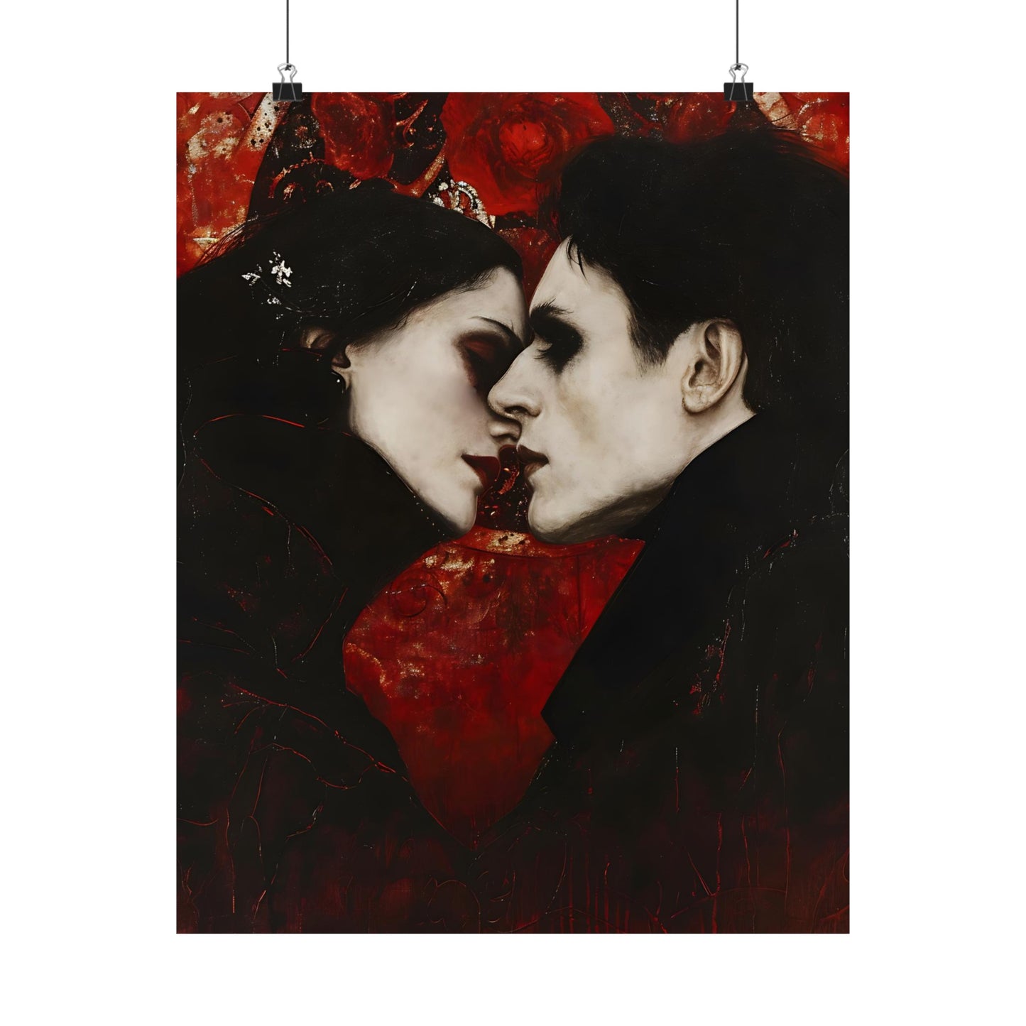 Vampire's Kiss Art Print