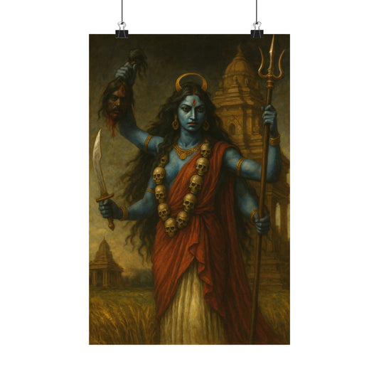 Kali Mata Art Print - Arcanum Nocturne Series