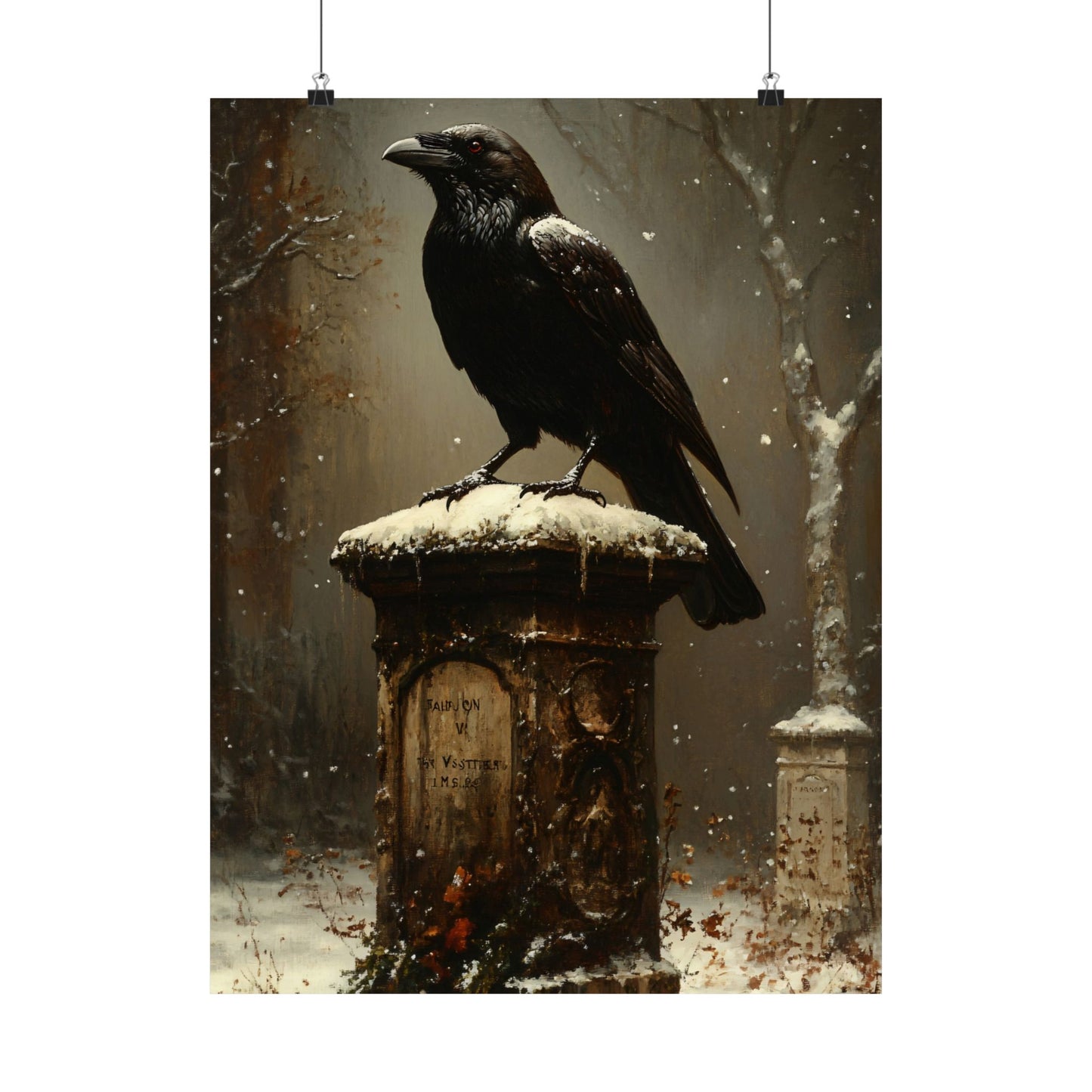 Crow's Vigil Art Print