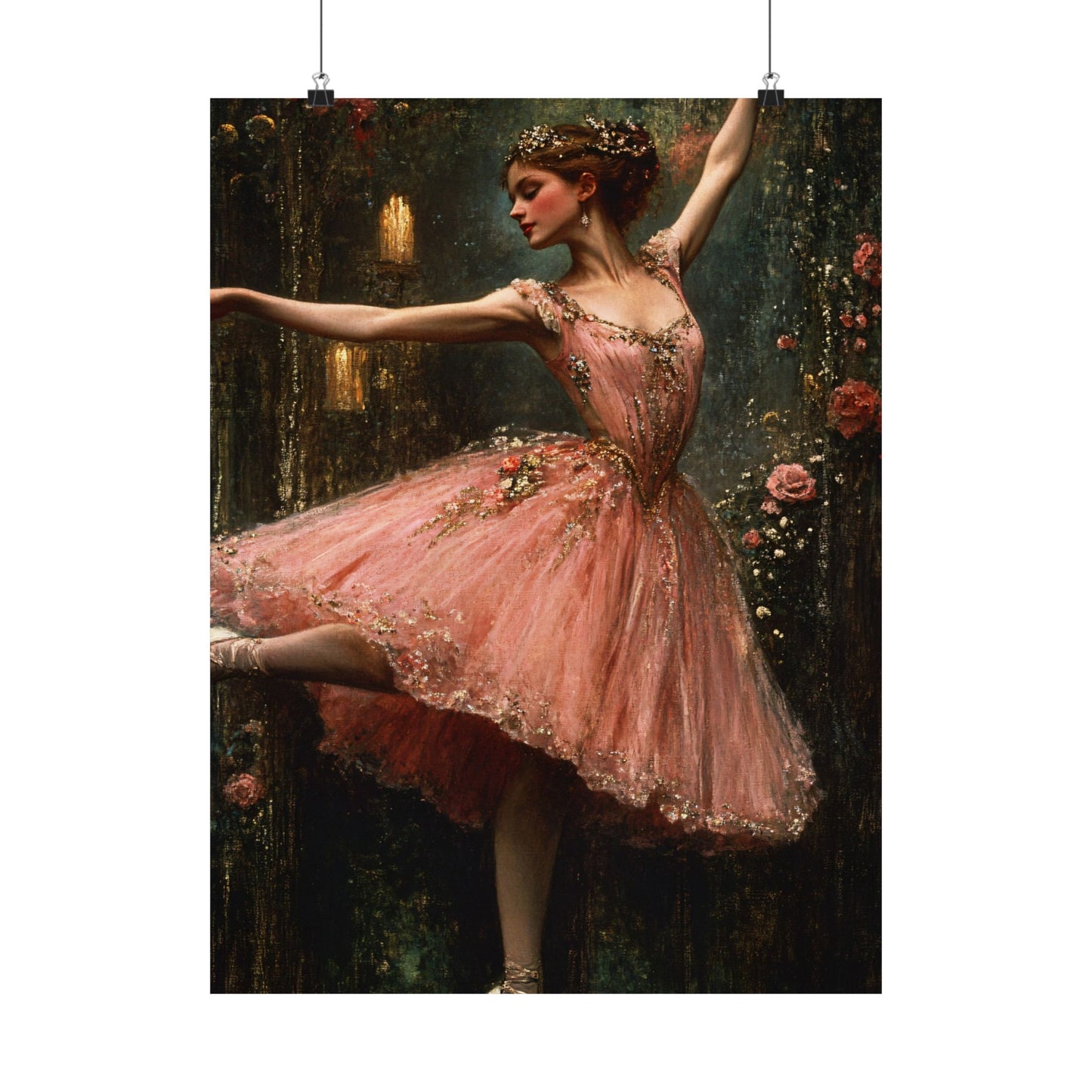 Sugar Plum Fairy Nutcracker Ballet Art Print