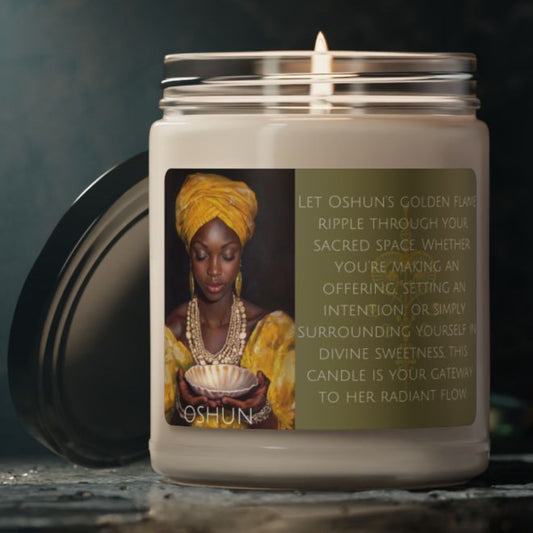 Oshun Yoruba Goddess Soy Candle