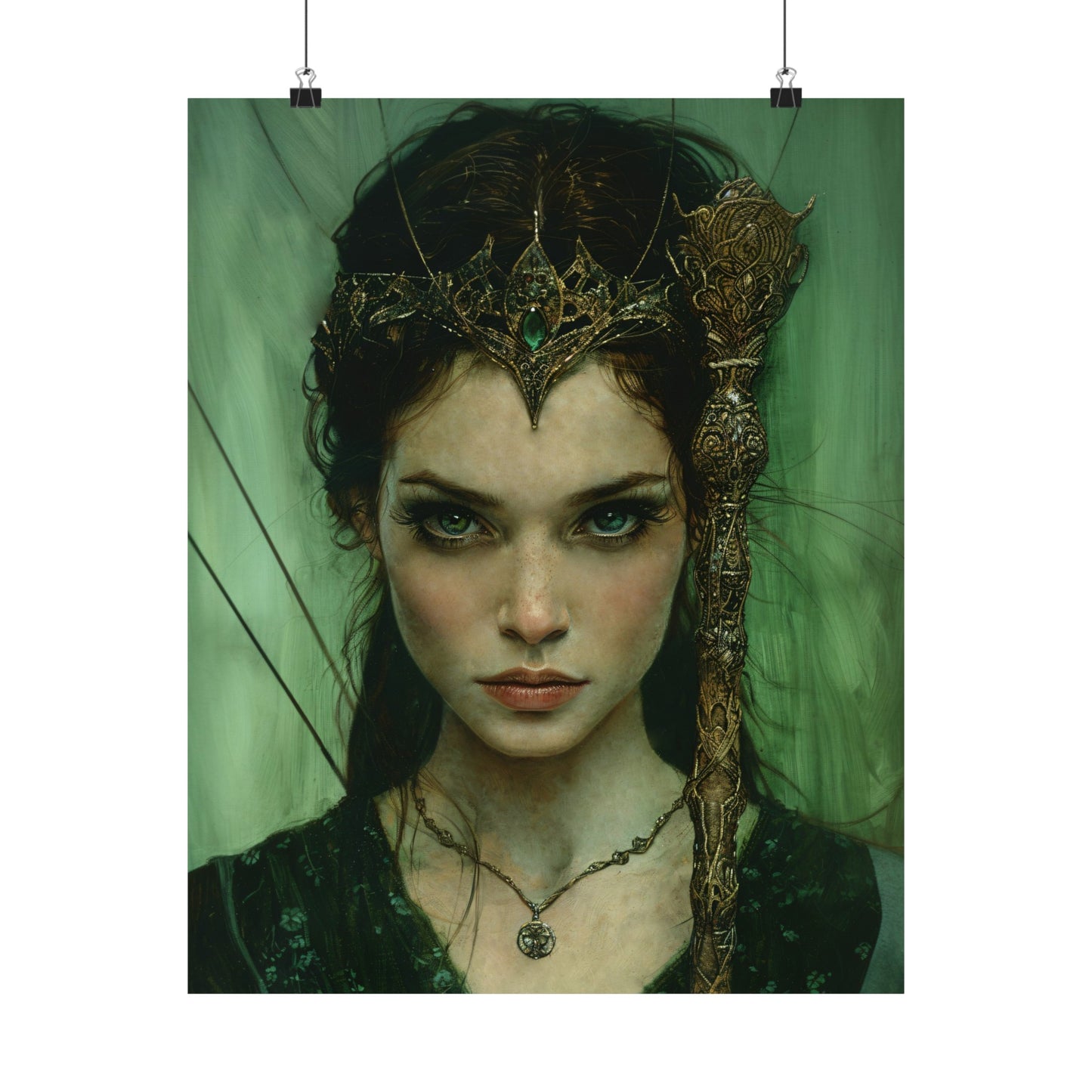 Morgan Le Fay Art Print