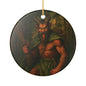 Krampus Ceramic Christmas Ornament