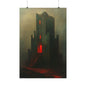 Crimson Keep Medieval Art Print