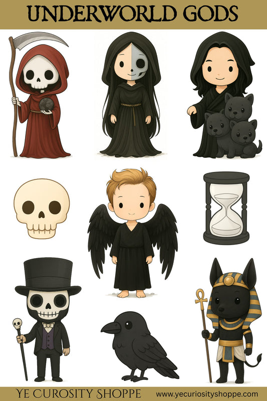 Underworld Gods Chibi Stickers