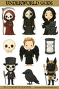 Underworld Gods Chibi Stickers