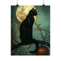 Halloween Cat Art Print