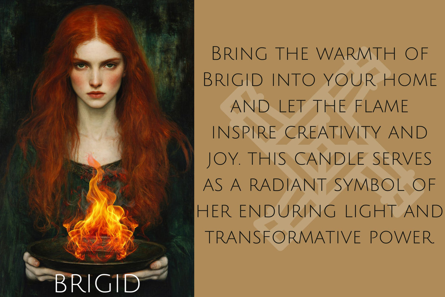 Brigid Goddess Soy Candle