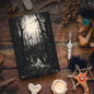 Witchy Woodcuts Greeting Cards