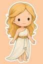 Greek Goddess Chibi Stickers
