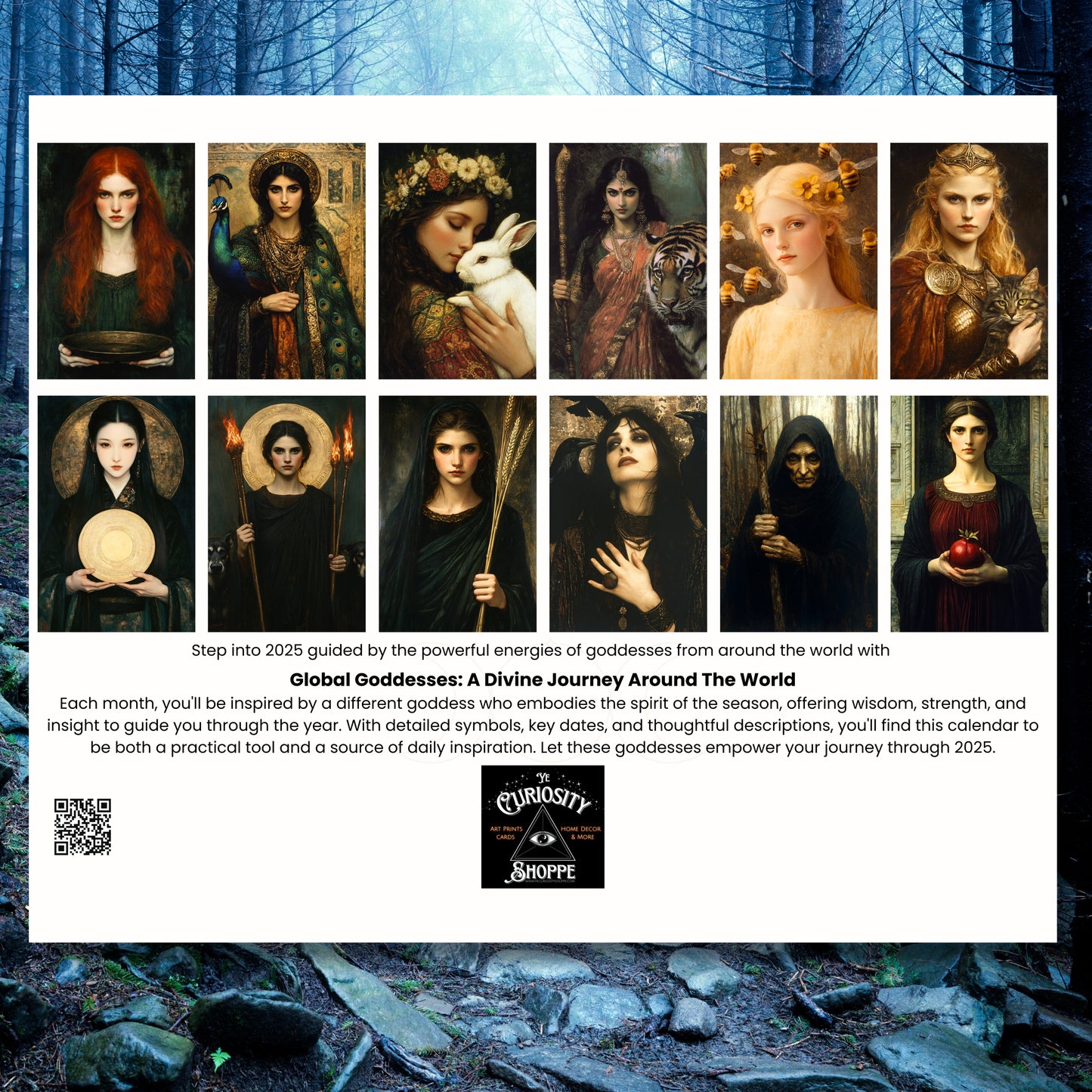 Global Goddess 2025 Wall Calendar