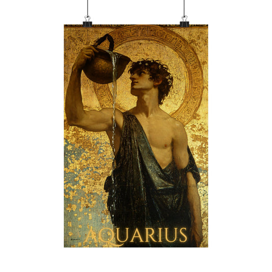 Aquarius Zodiac Art Print