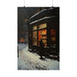 Winter Night Reflection Art Print