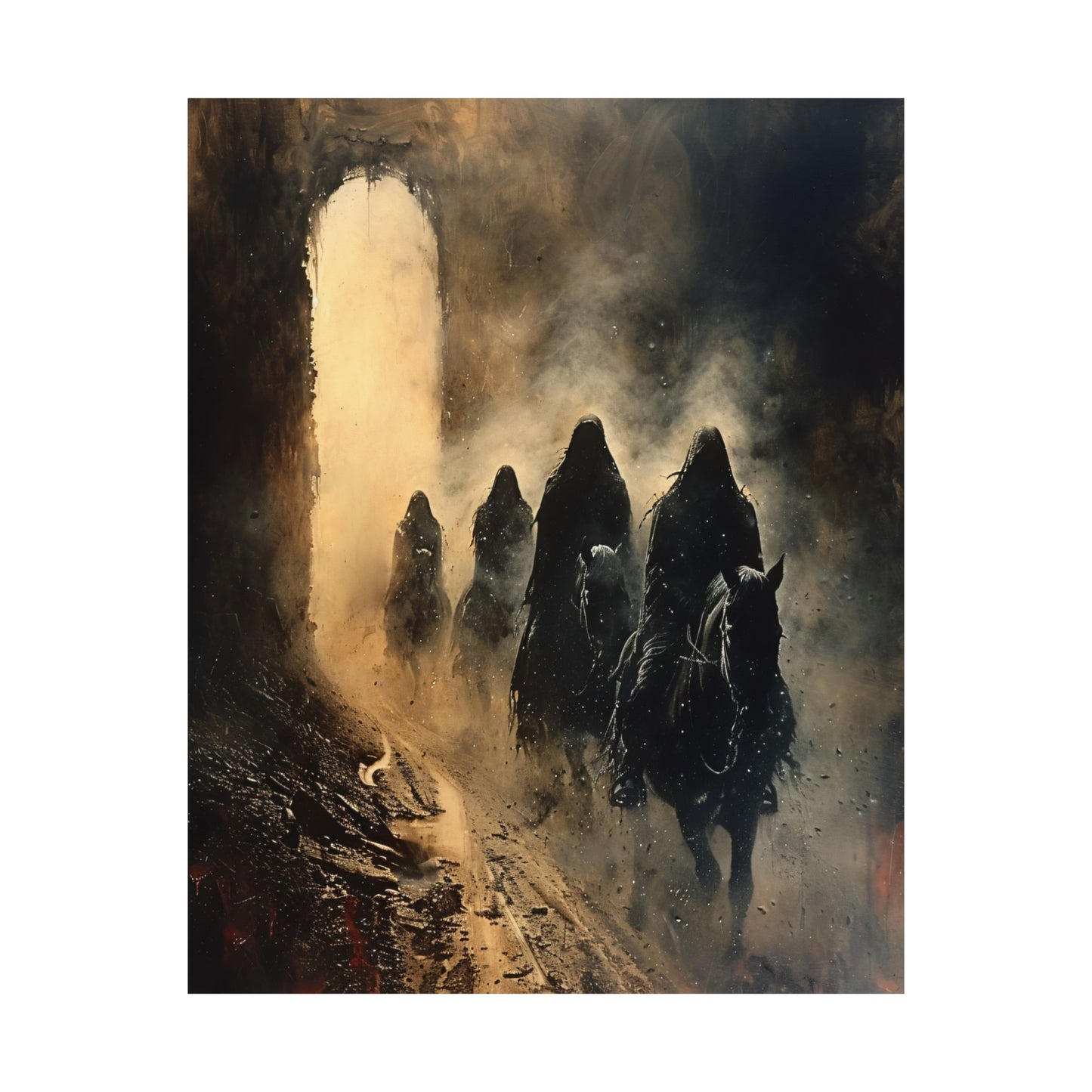 Four Horsemen Art Print