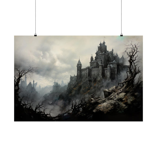 Haunted Castle Art Print