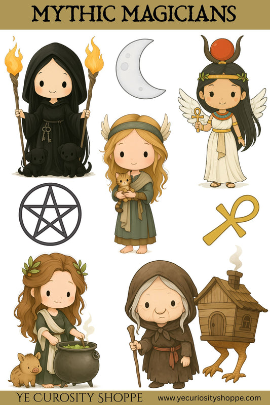 Magic Goddess Chibi Stickers