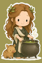 Magic Goddess Chibi Stickers