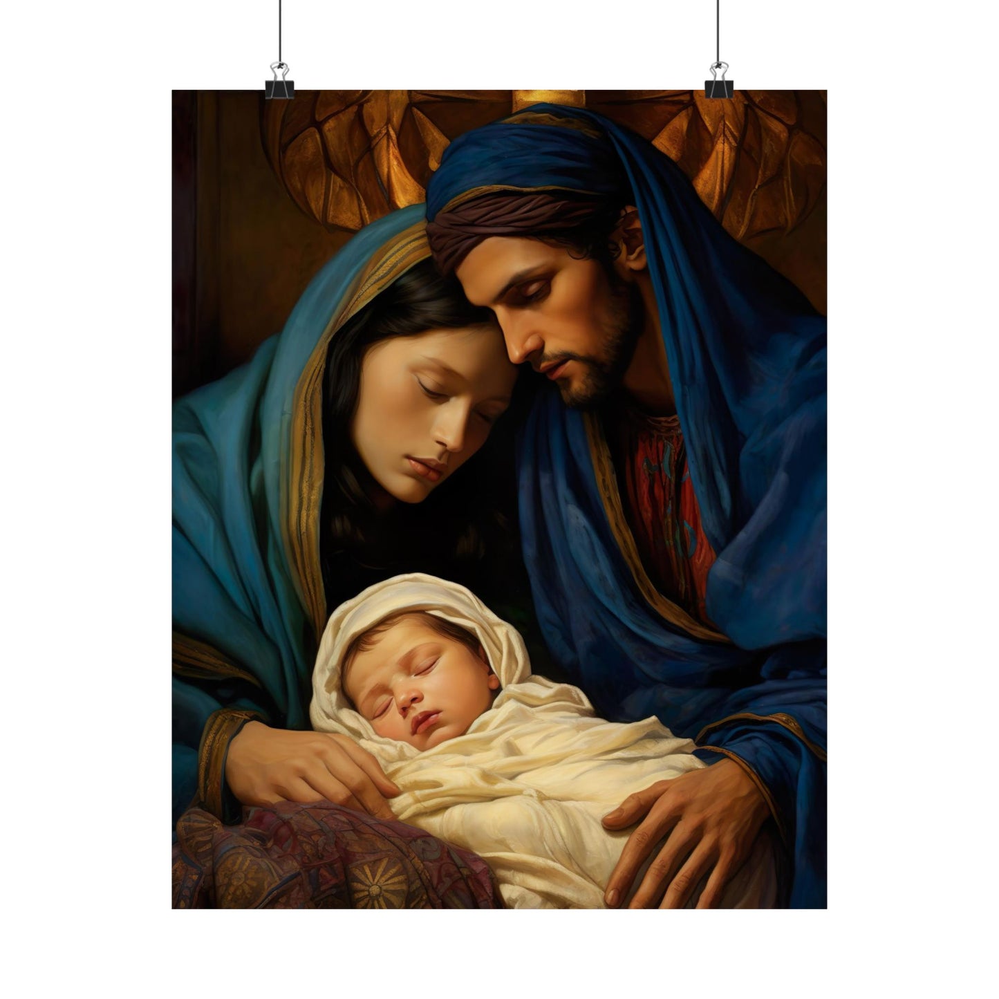 Nativity Christmas Art Print