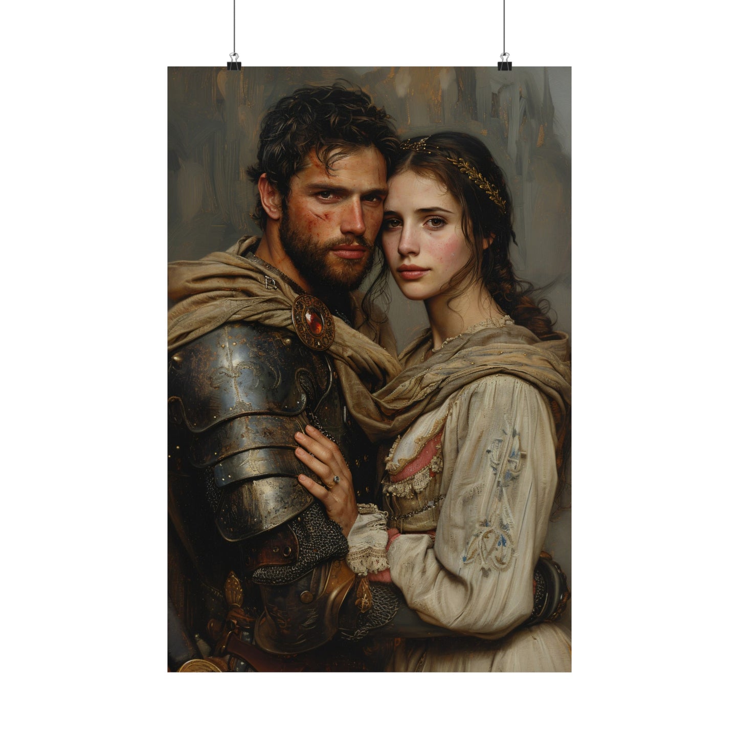 King Arthur & Maid Marian Art Print