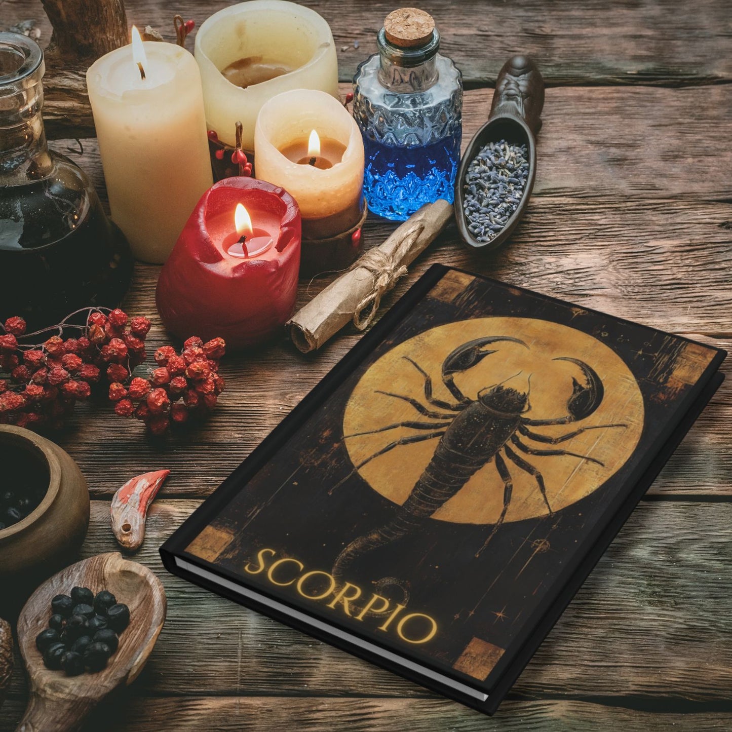 Scorpio Zodiac Hardcover Journal