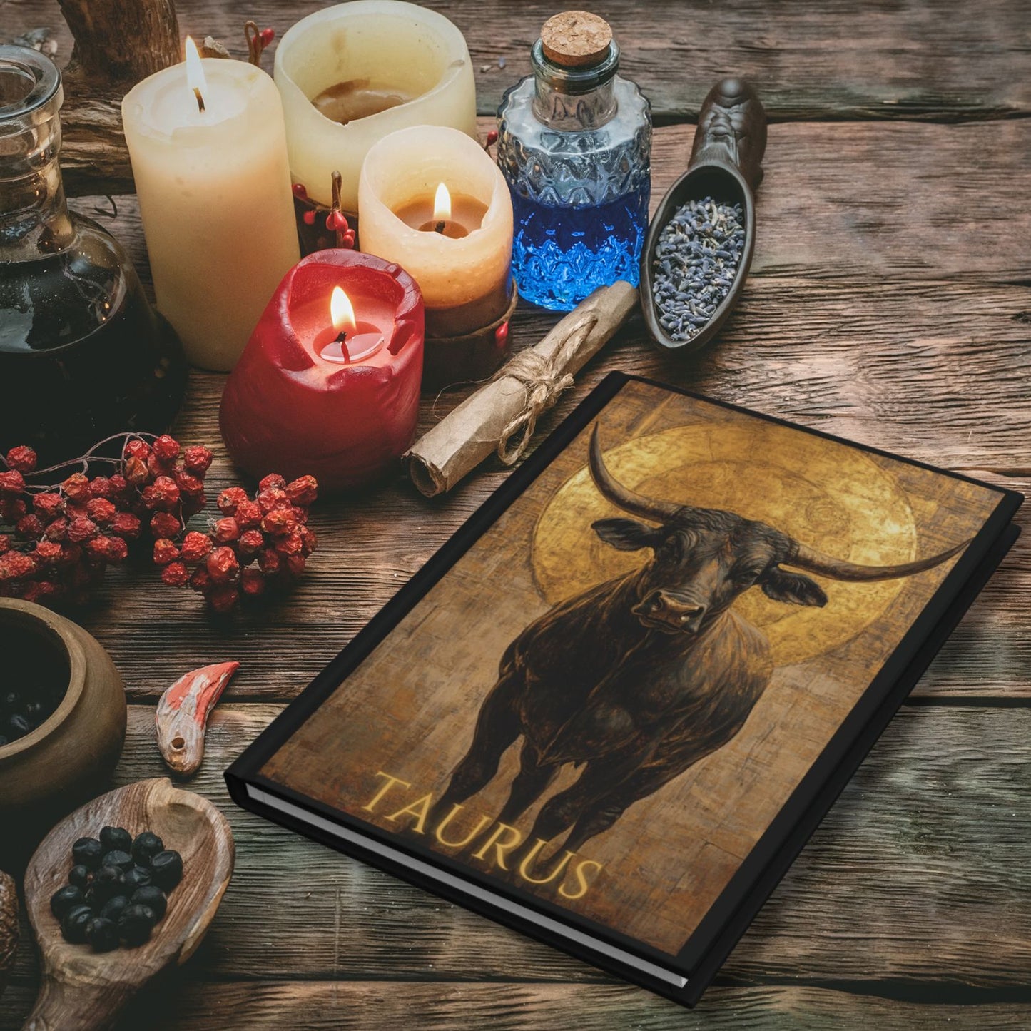 Taurus Zodiac Hardcover Journal